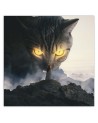 Stylish paintings for living room - Cat with yellow eyes Zehem Chong | FEEBY