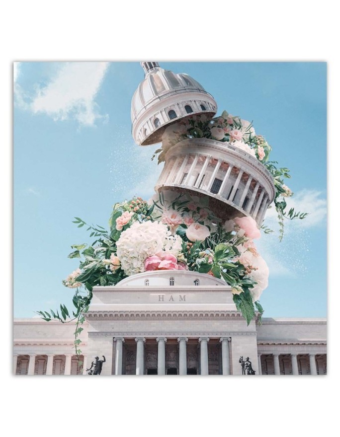 Canvas paintings for the home - Flower building Zehem Chong | FEEBY