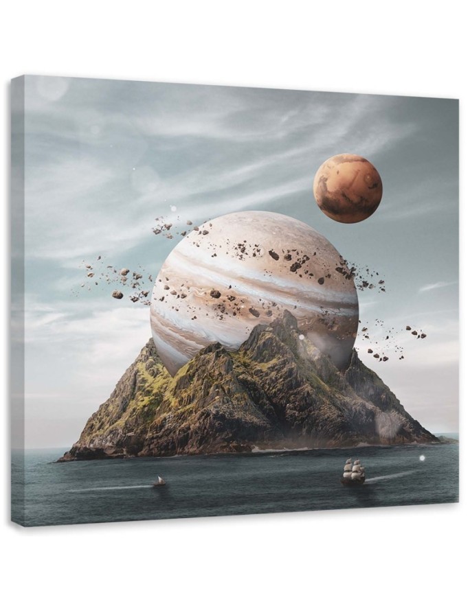 Modern Canvas paintings for the living room -Planets Zehem Chong | FEEBY
