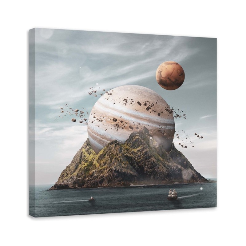 Modern Canvas paintings for the living room -Planets Zehem Chong | FEEBY