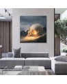 Canvas prints idea for living room - Skull abstract Zehem Chong | FEEBY