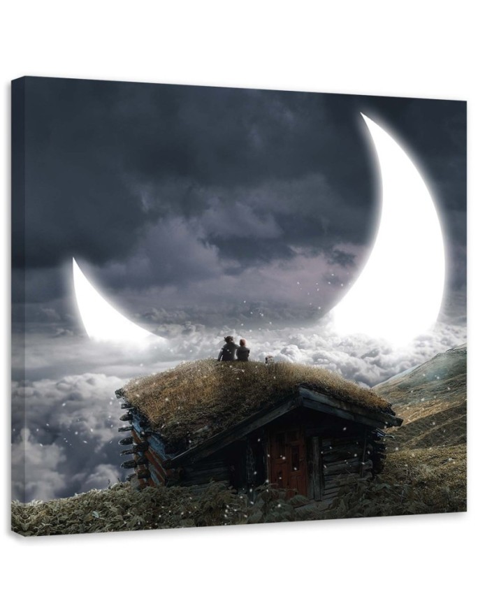 Stylish paintings for the wall - Moon view Zehem Chong | FEEBY