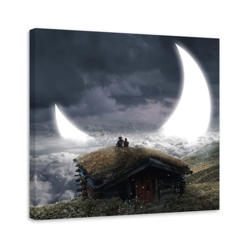 Stylish paintings for the wall - Moon view Zehem Chong | FEEBY