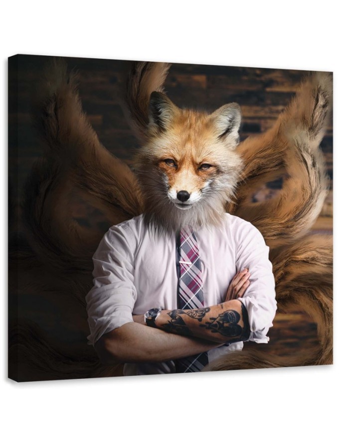Modern Canvas painting for living room - Fox chairman Zehem Chong | FEEBY