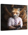 Modern Canvas painting for living room - Fox chairman Zehem Chong | FEEBY