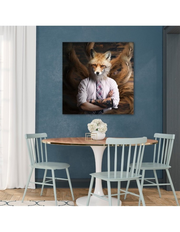 Modern Canvas painting for living room - Fox chairman Zehem Chong | FEEBY