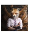Modern Canvas painting for living room - Fox chairman Zehem Chong | FEEBY