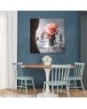 Canvas painting for living room - Rose flower abstract Zehem Chong | FEEBY