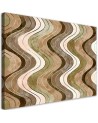 Wall art painting for living room - Vertical wavy lines | FEEBY