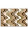 Wall art painting for living room - Vertical wavy lines | FEEBY