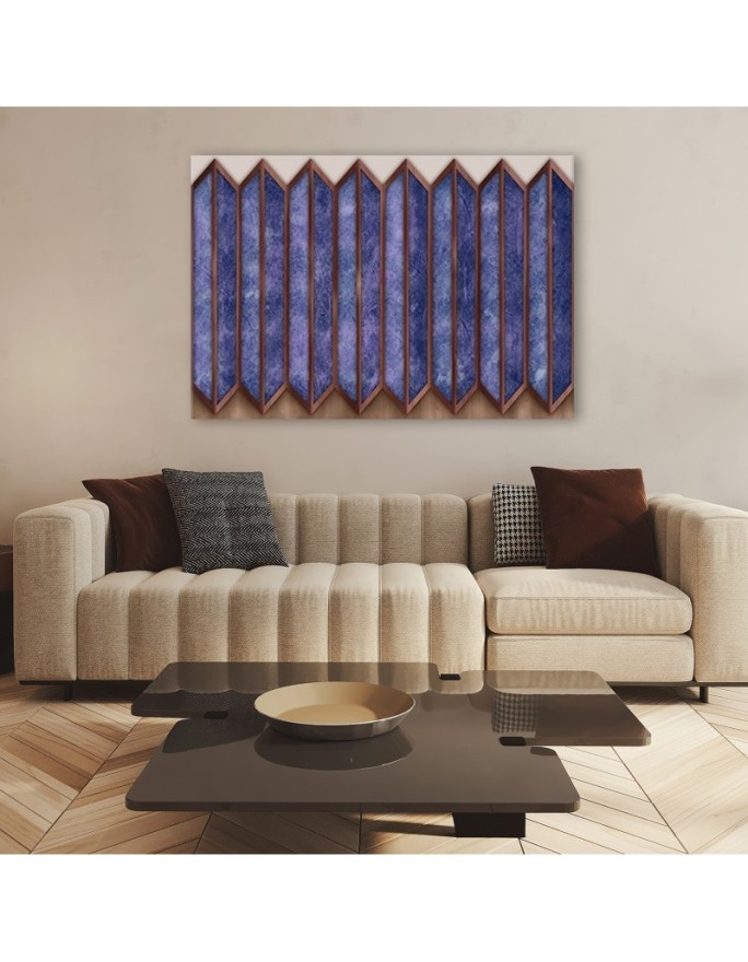 Modern painting for living room - Abstract Colourful 3D  | FEEBY