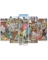 Canvas print for children's room 5-part - Merry city | FEEBY