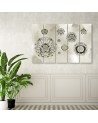Fashionable Canvas paintings for wall - Floral geometric shapes | FEEBY