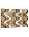 Canvas print idea five parts - Vertical wavy lines | FEEBY
