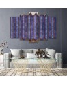 Modern painting for living room - Colourful 3D windows | FEEBY