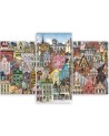 Children's triptych - Colourful city | FEEBY