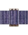 Triptych wall painting - 3D window abstraction | FEEBY