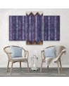 Triptych wall painting - 3D window abstraction | FEEBY