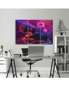 Canvas print for teenager room triptych - Player set | FEEBY