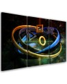 Canvas print for a gamer's room triptych - Buttons for a controller | FEEBY