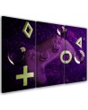 Canvas print for a teenager's room triptych - Gaming console | FEEBY