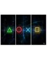 Canvas print triptychs for gamers room - Controller buttons | FEEBY