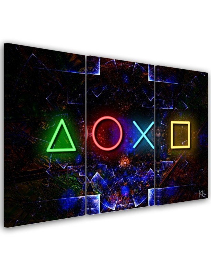 Gaming pictures triptychs - Game console | FEEBY