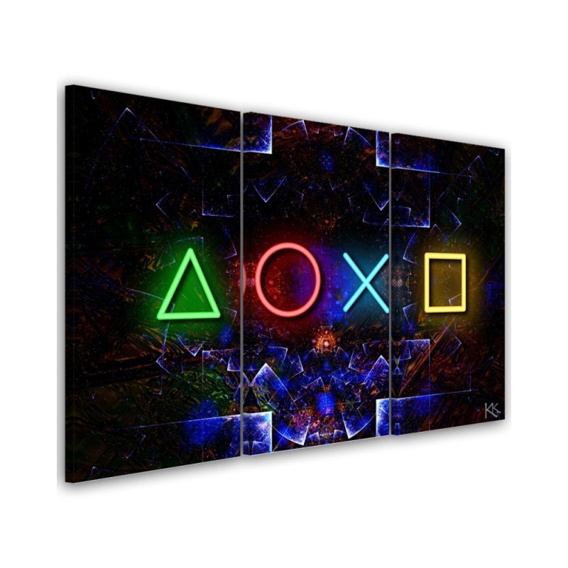 Gaming pictures triptychs - Game console | FEEBY