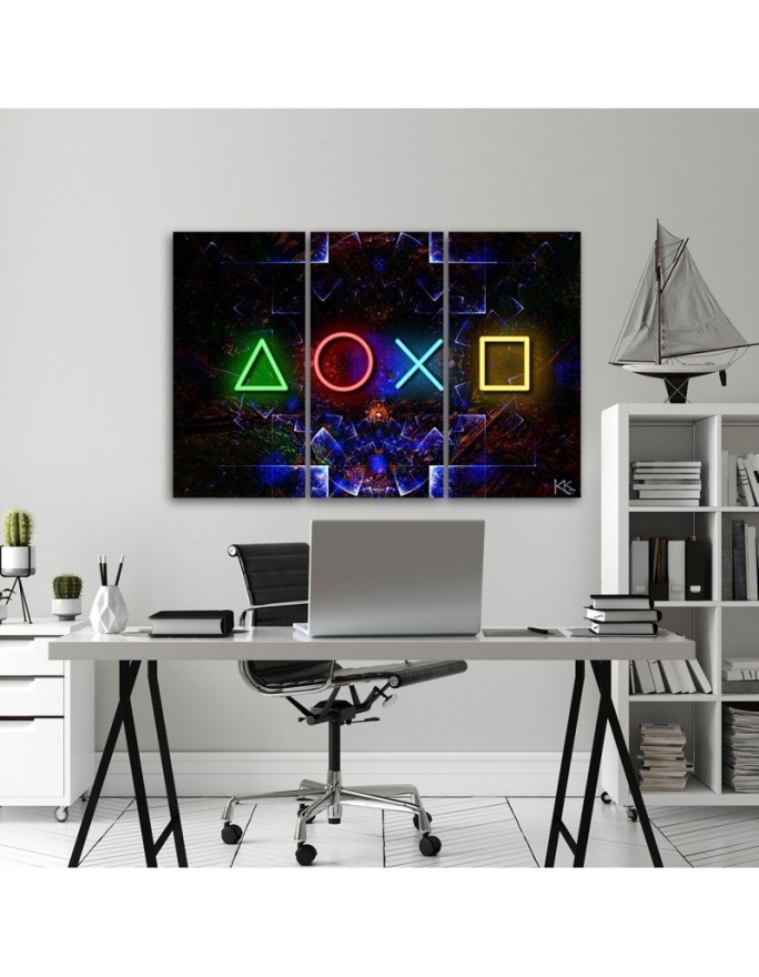 Gaming pictures triptychs - Game console | FEEBY