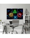 Canvas print for a teenager's room triptych - Computer games | FEEBY