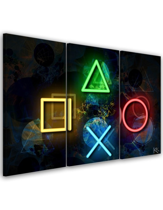 Designer wall art paintings - Controller buttons | FEEBY