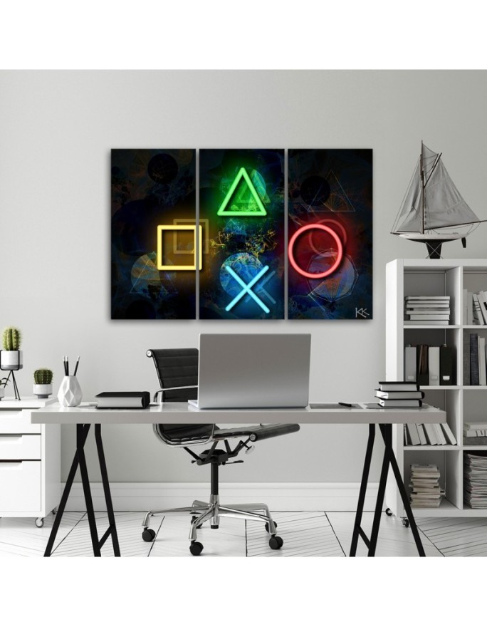 Designer wall art paintings - Controller buttons | FEEBY