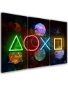 3-part picture on Canvas - Gaming console | FEEBY