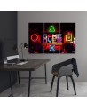 Wall picture triptych - Game Over lettering for a gamer | FEEBY
