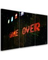 Triptych wall art painting - Game Over for the gamer | FEEBY