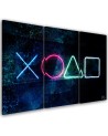 Canvas print for gamer three-part - Gaming console | FEEBY