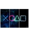 Canvas print for gamer three-part - Gaming console | FEEBY