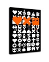 Wall art painting - Love Death and robots black Dr.Monekers | FEEBY