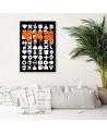 Wall art painting - Love Death and robots black Dr.Monekers | FEEBY