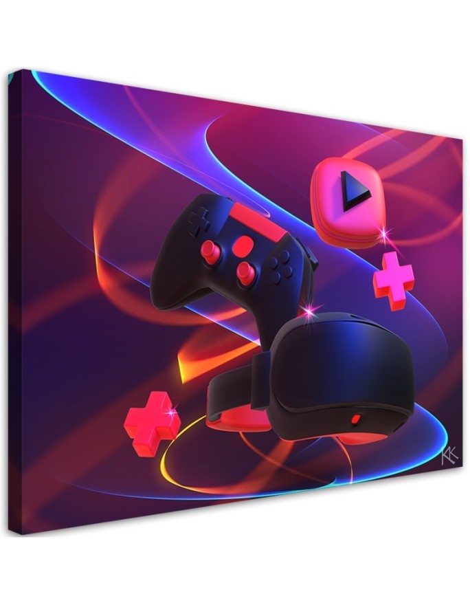 Canvas prints for a teenager's room - Gamer kit. Dress your walls! | FEEBY