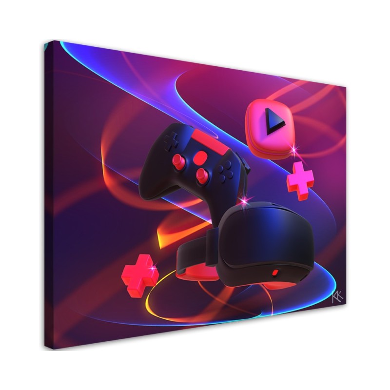 Canvas prints for a teenager's room - Gamer kit. Dress your walls! | FEEBY