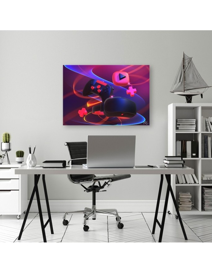 Canvas prints for a teenager's room - Gamer kit. Dress your walls! | FEEBY
