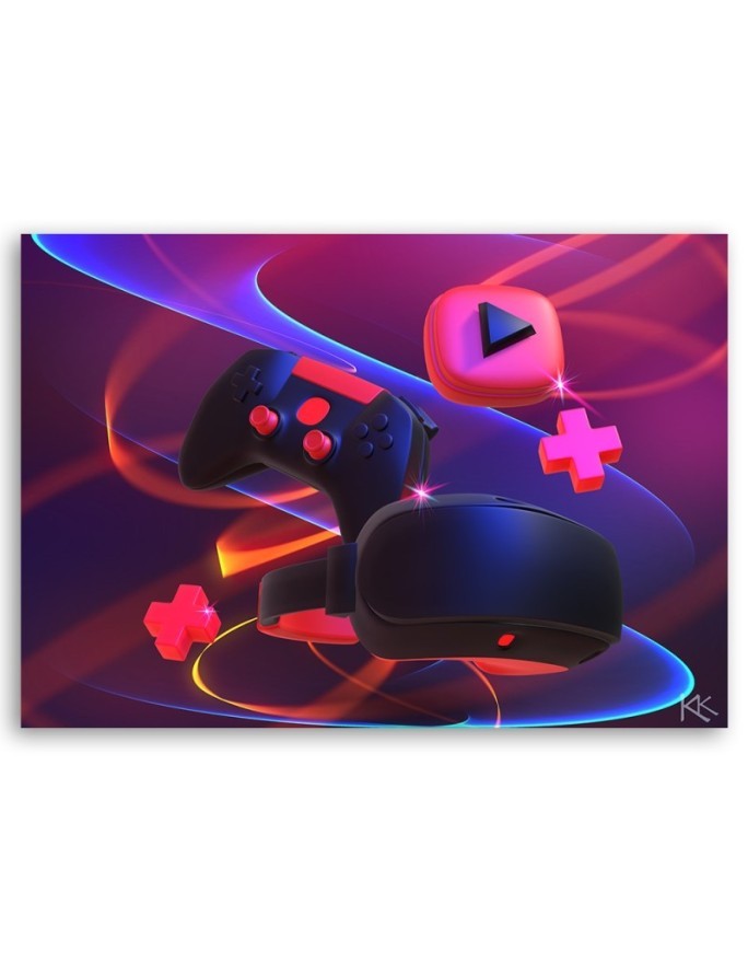 Canvas prints for a teenager's room - Gamer kit. Dress your walls! | FEEBY