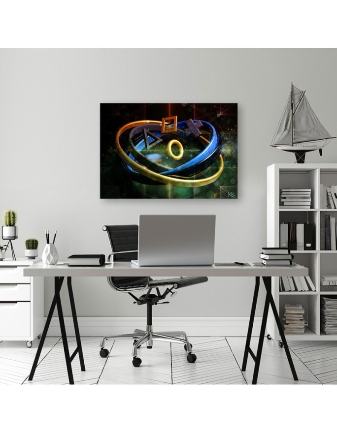 Canvas prints for teen room - Controller buttons | FEEBY