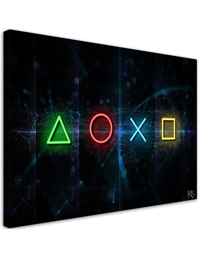 Modern wall art Canvas prints - Controller buttons | FEEBY