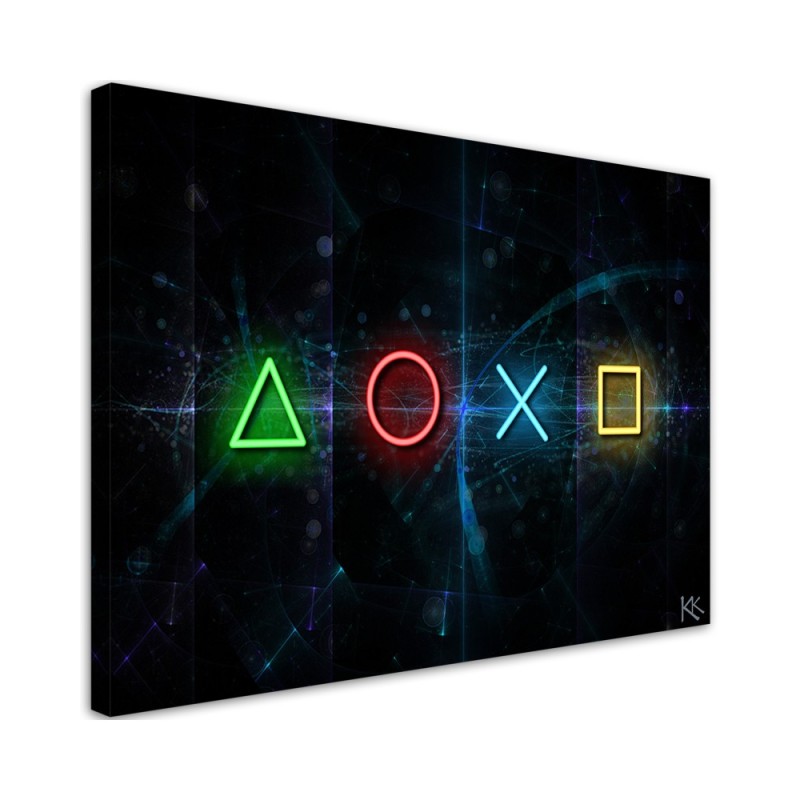 Modern wall art Canvas prints - Controller buttons | FEEBY