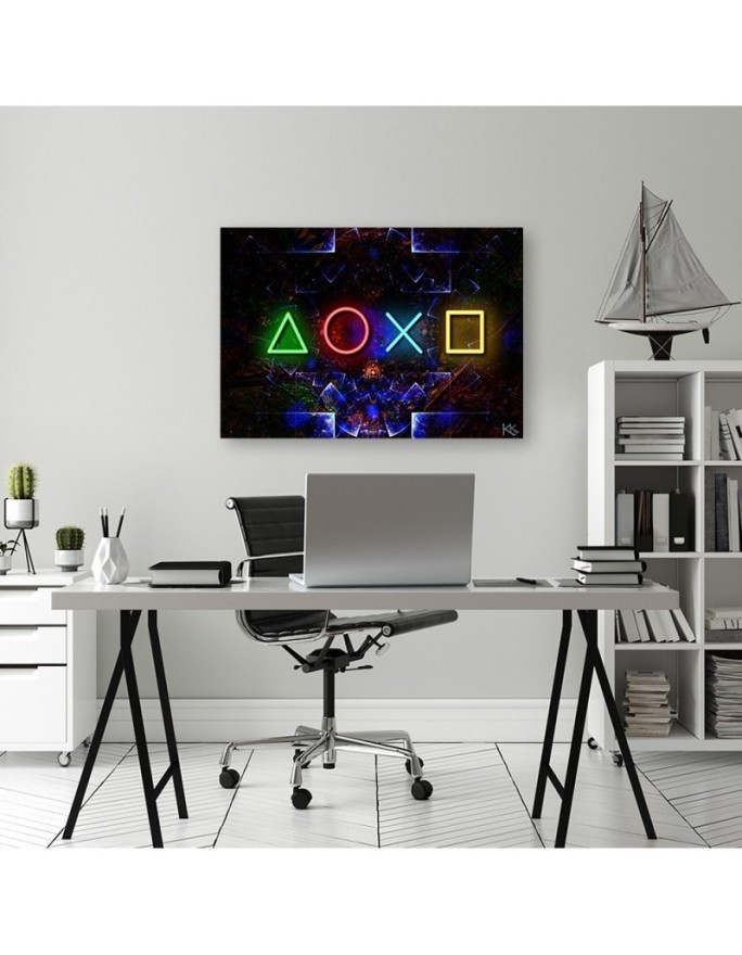 Canvas print - Gaming console symbols | FEEBY