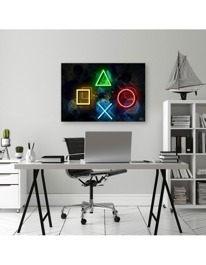 Modern paintings for a teenager - Controller buttons | FEEBY