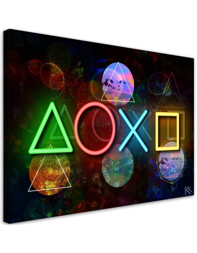 Canvas prints for a teenager's room - Game console | FEEBY