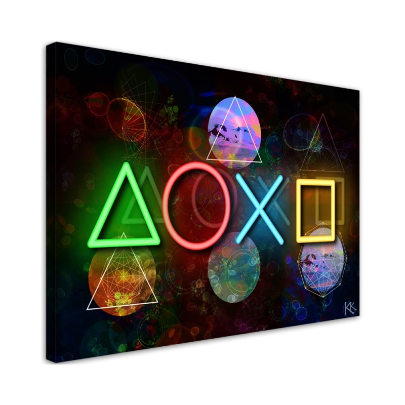Canvas prints for a teenager's room - Game console | FEEBY